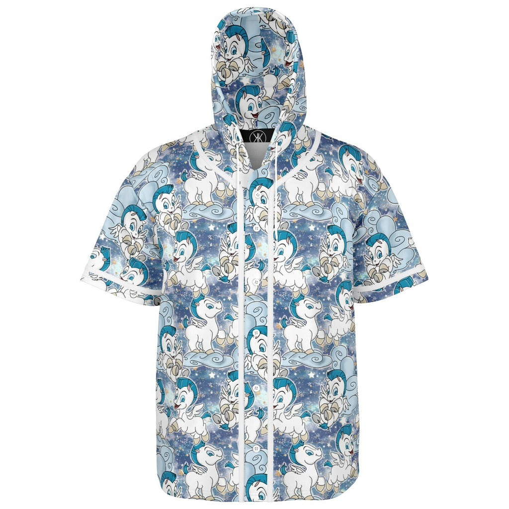 Baby Pegasus - Hooded Baseball Jersey