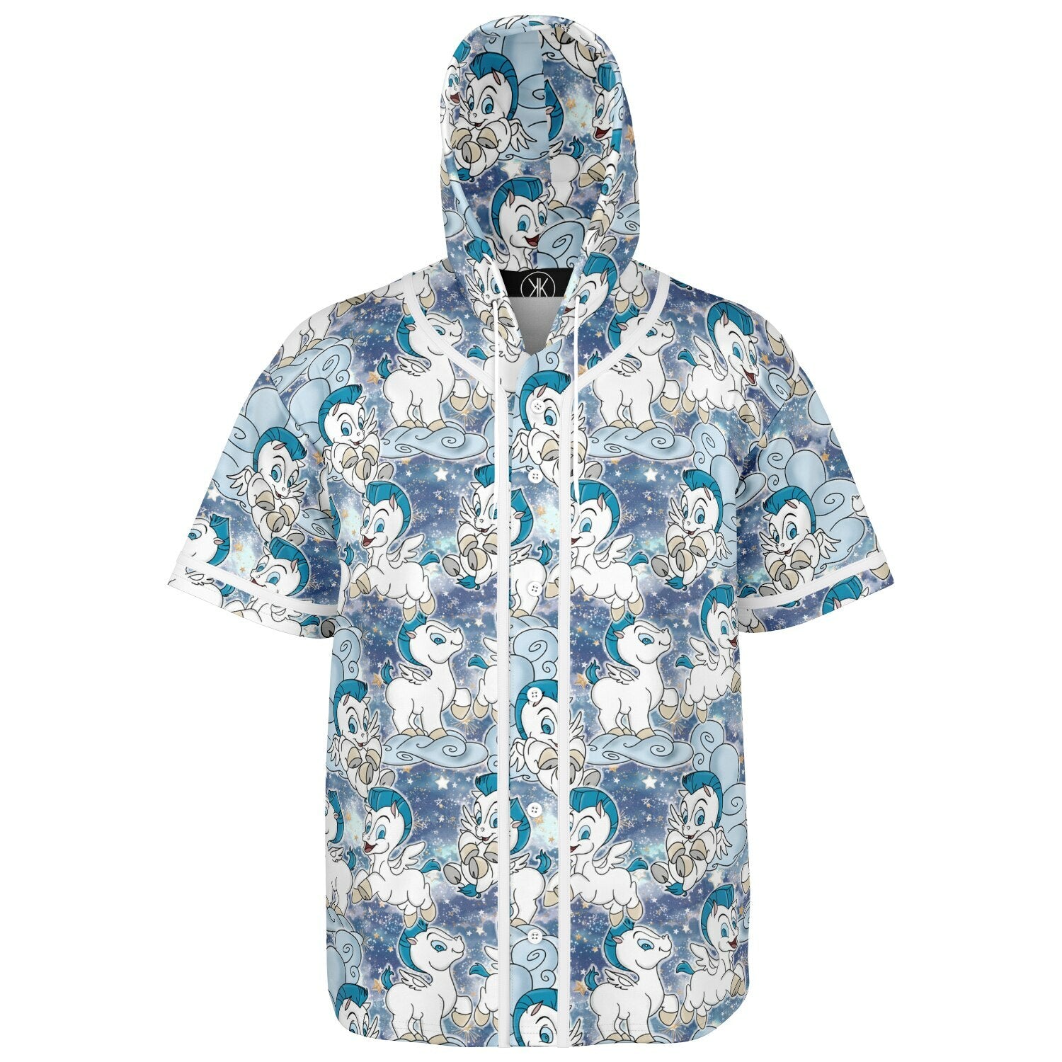 Baby Pegasus - Hooded Baseball Jersey