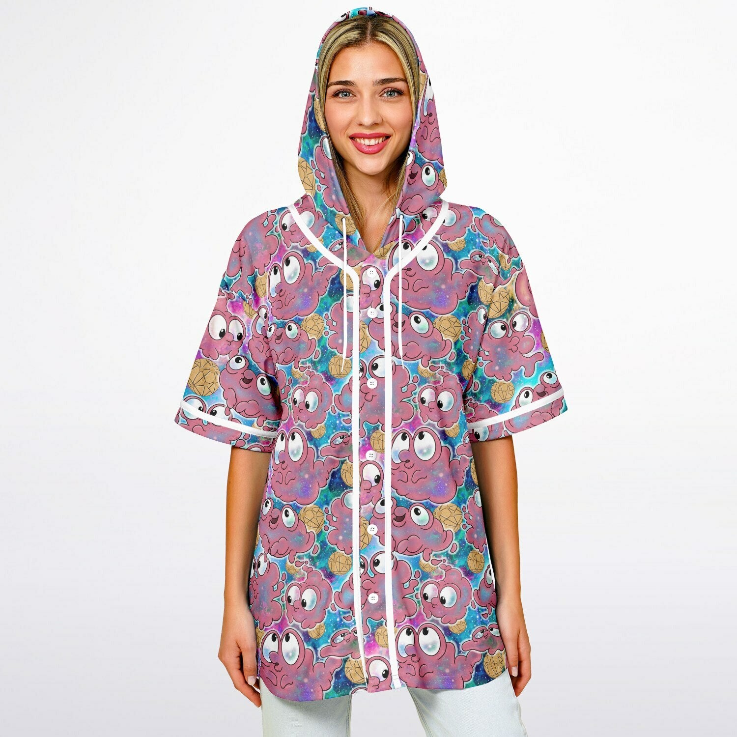 Morphie -  Hooded Baseball Jersey