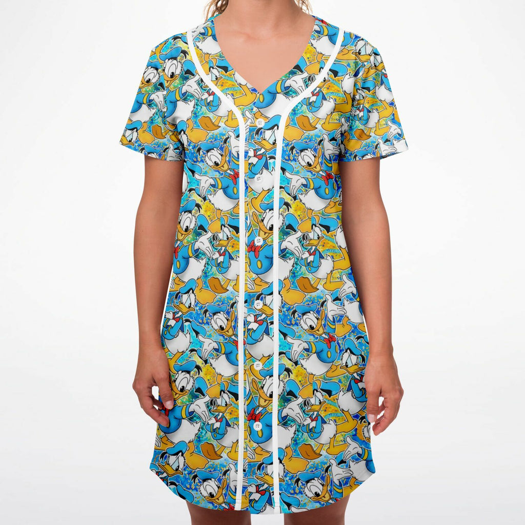 Donald Duck - Baseball Jersey Dress