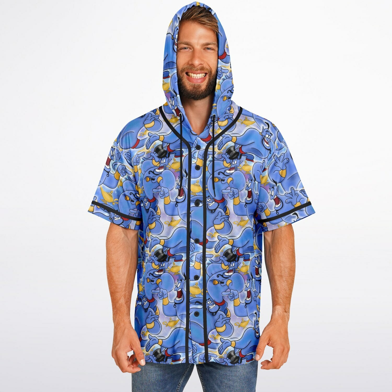 Genie - Hooded Baseball Jersey