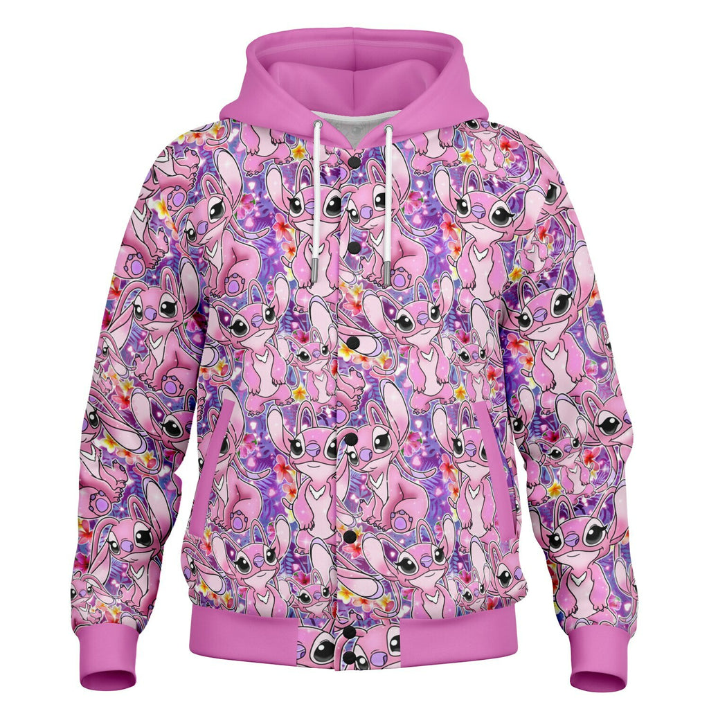 Angel - Hooded Baseball Jacket