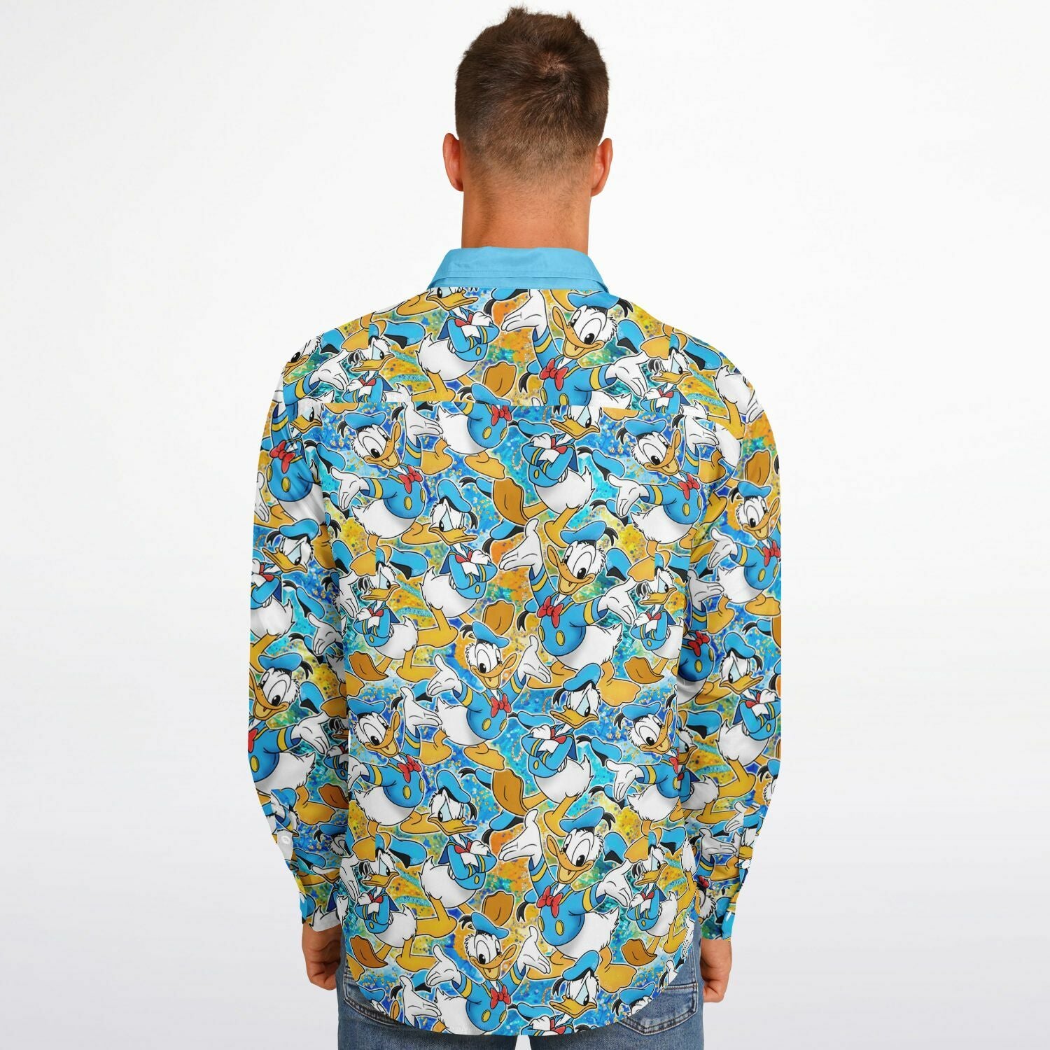 Donald Duck - Long Sleeve Button Down Shirt