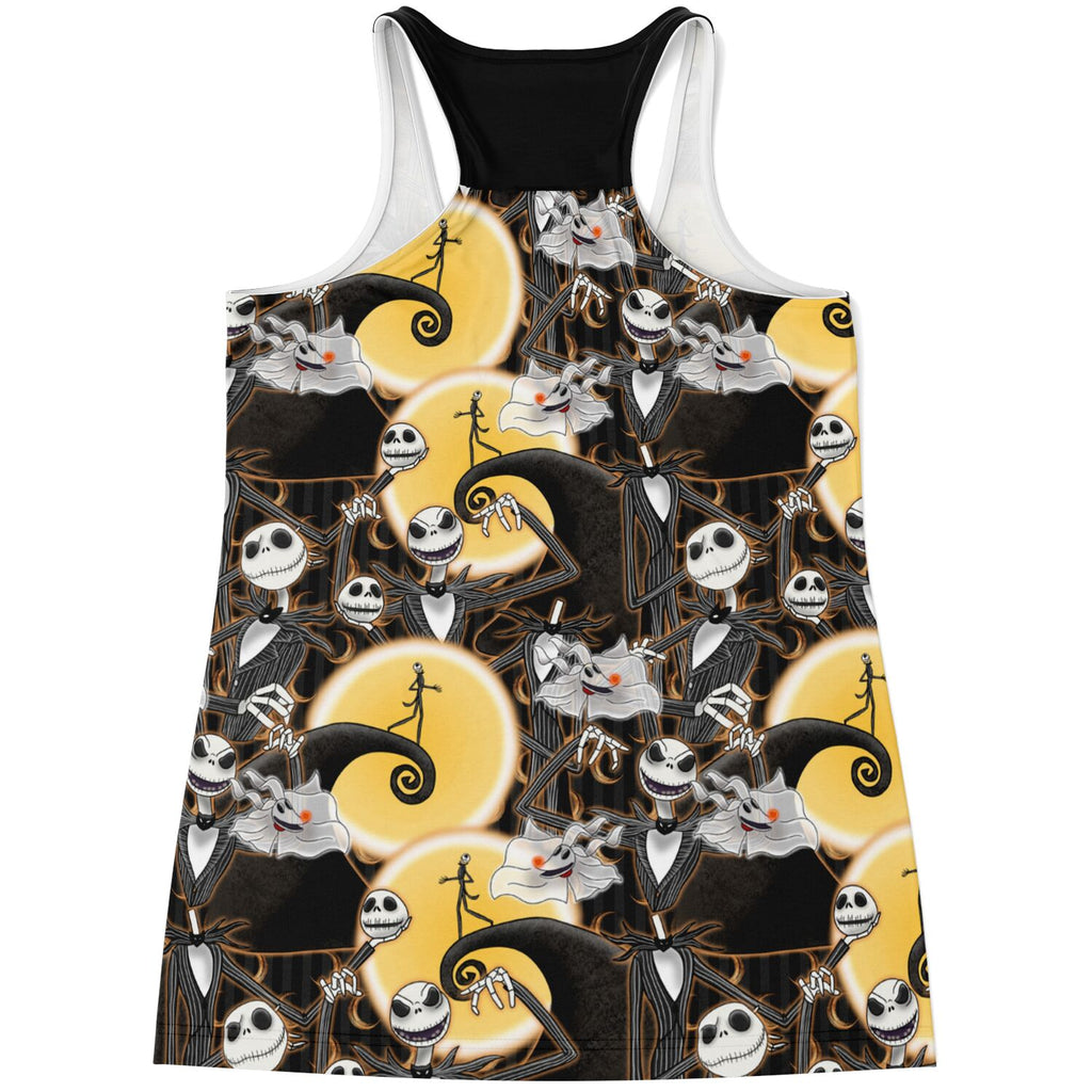Jack Skellington - Flowy Racerback Tank Top