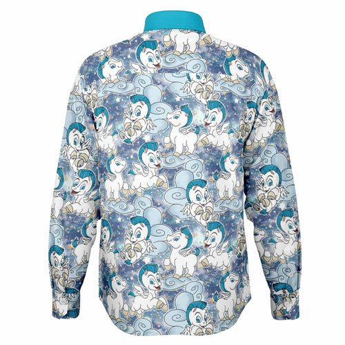 Baby Pegasus - Long Sleeve Button Down Shirt
