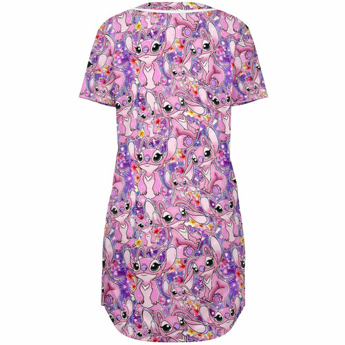 Angel - Baseball Jersey Dress
