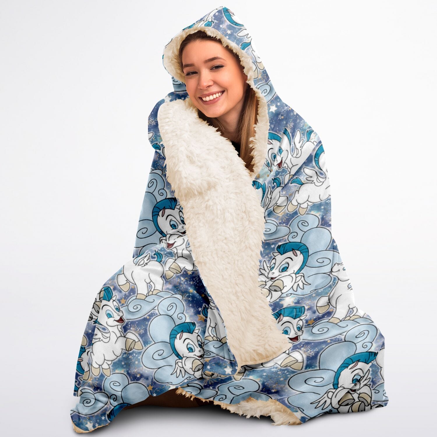 Baby Pegasus - Hooded Blanket Sherpa