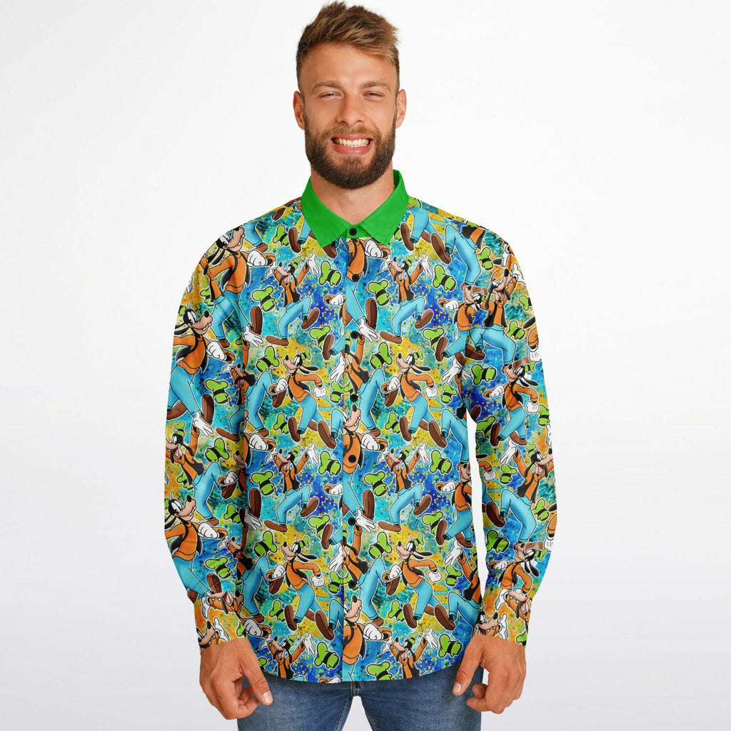 Goofy - Long Sleeve Button Down Shirt