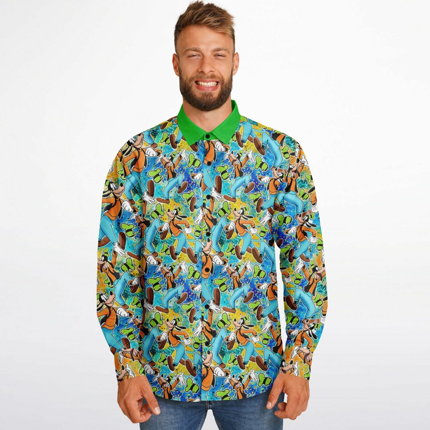 Goofy - Long Sleeve Button Down Shirt