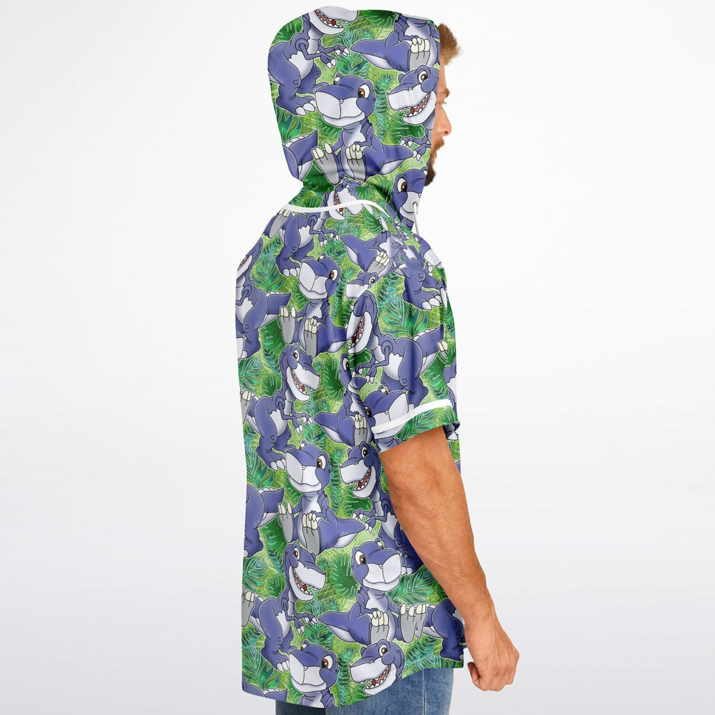 Chomper - Hooded Baseball Jersey