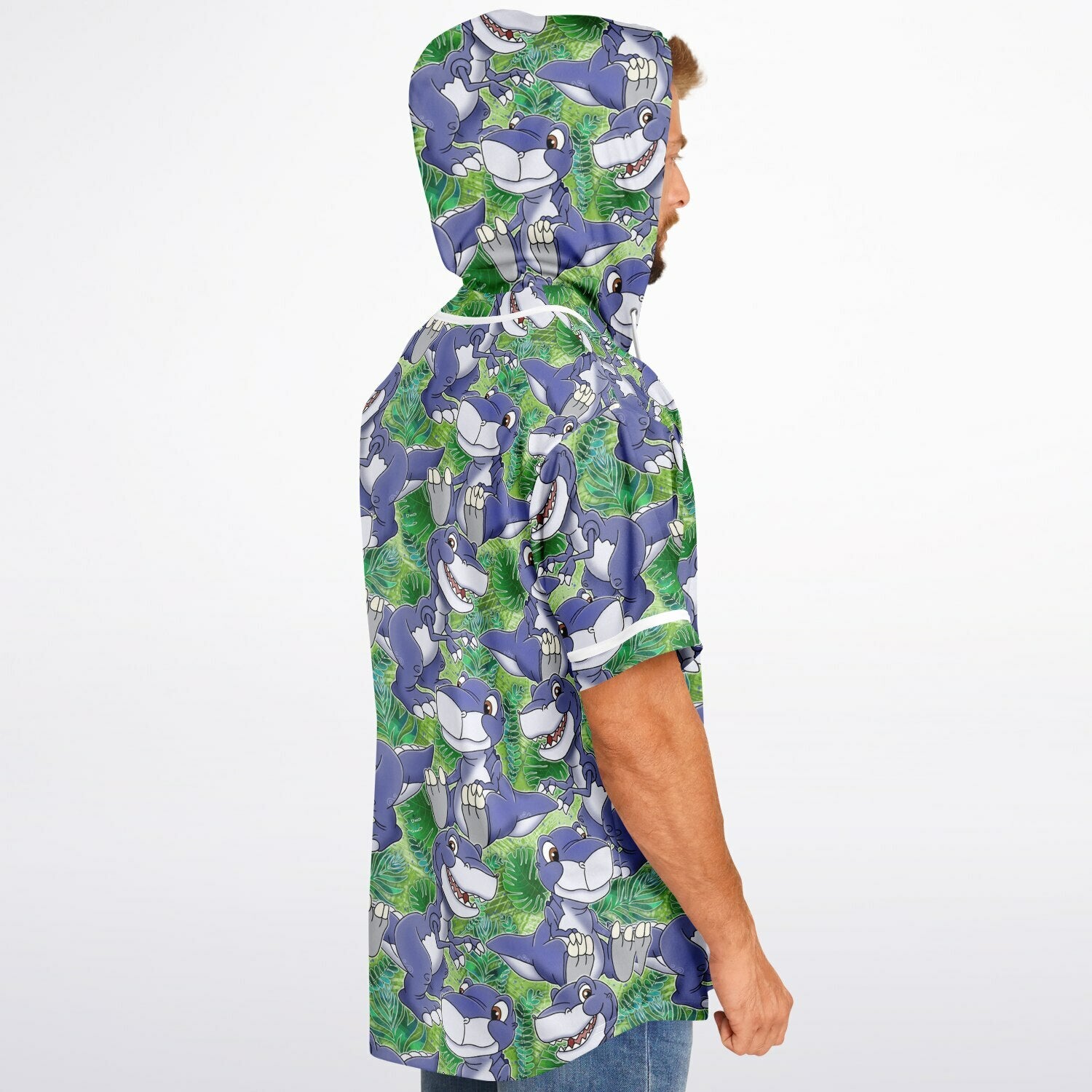 Chomper - Hooded Baseball Jersey