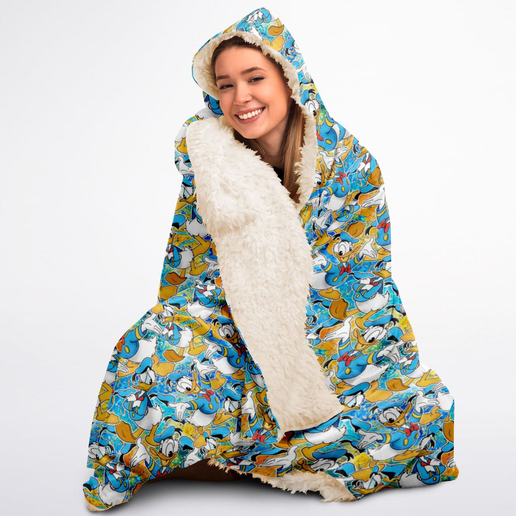 Donald Duck - Hooded Blanket Sherpa