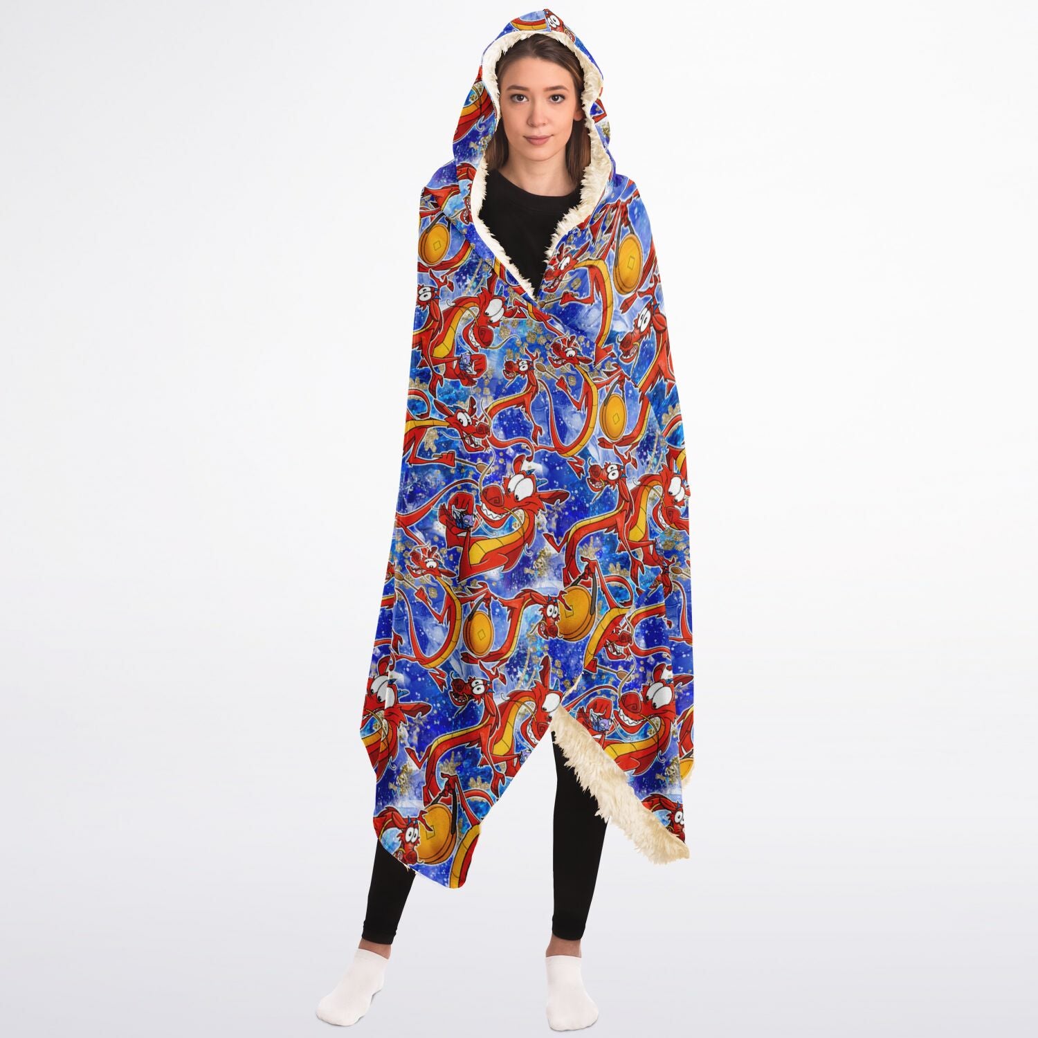 Mushu - Hooded Blanket Sherpa