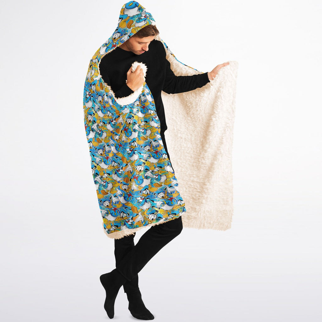 Donald Duck - Hooded Blanket Sherpa