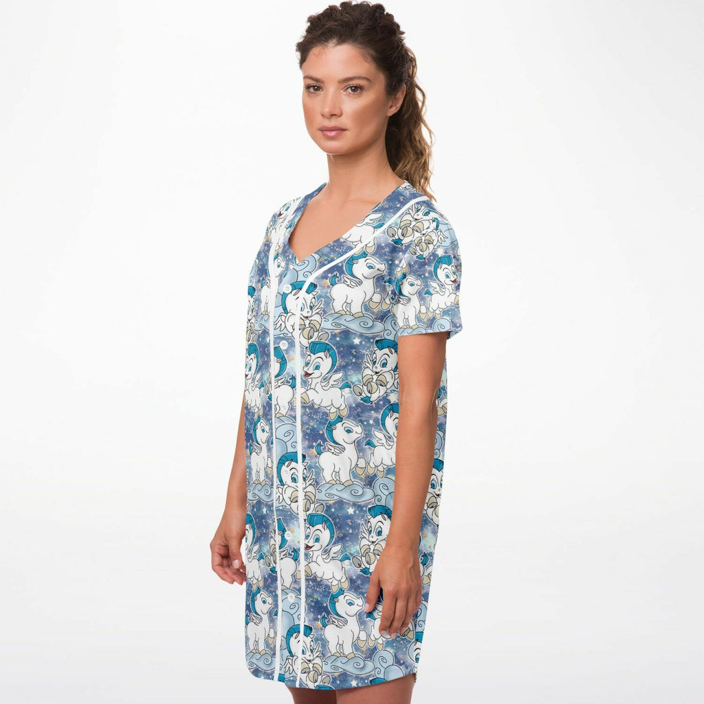 Baby Pegasus - Baseball Jersey Dress