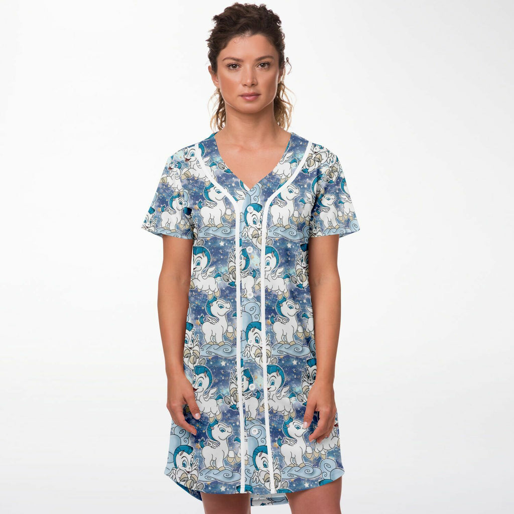 Baby Pegasus - Baseball Jersey Dress