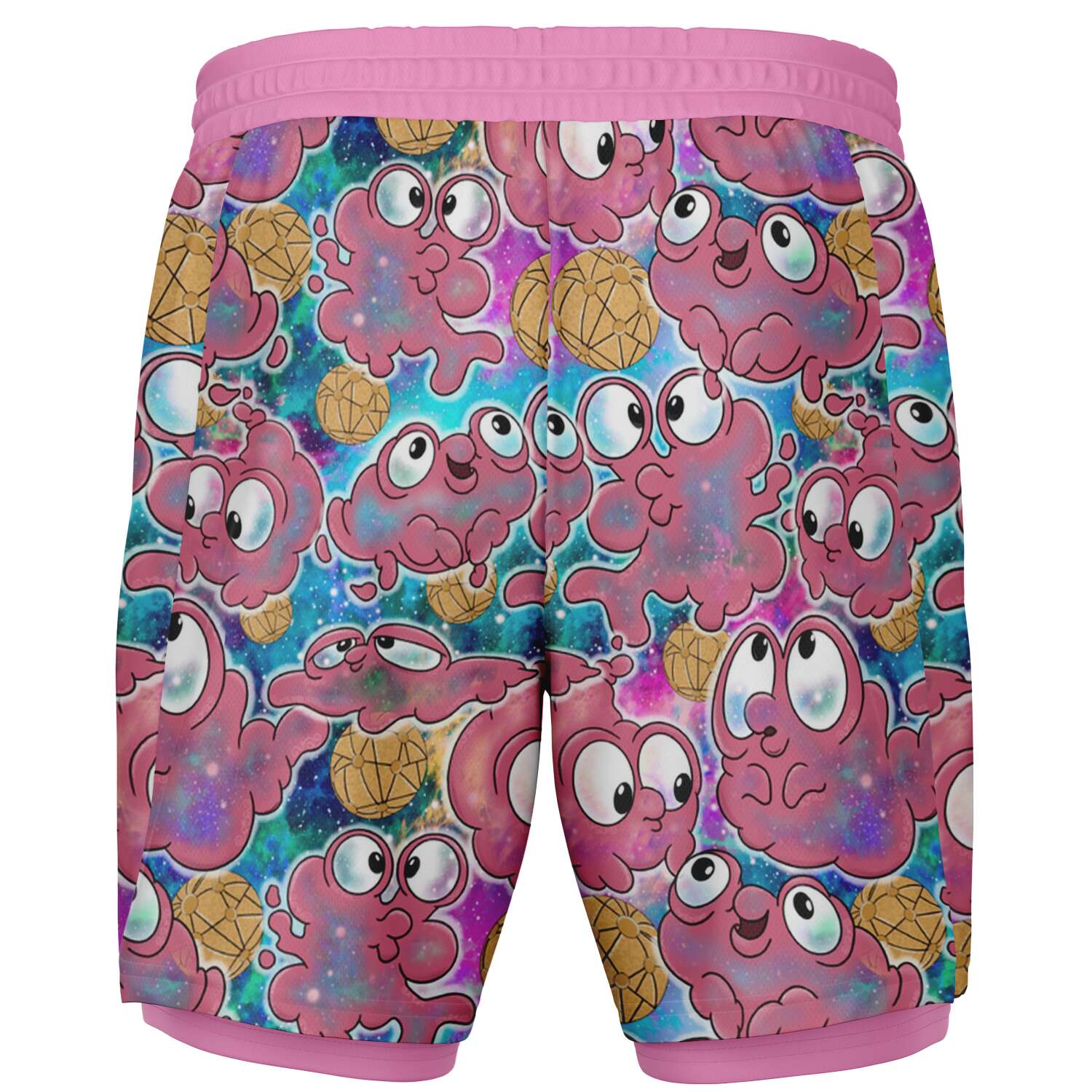 Men's 2-in-1 Shorts - AOP