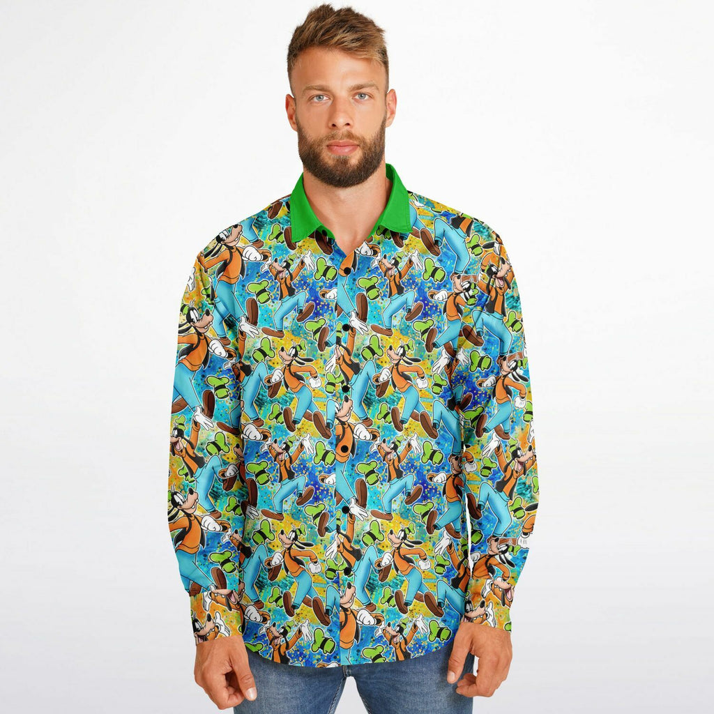 Goofy - Long Sleeve Button Down Shirt