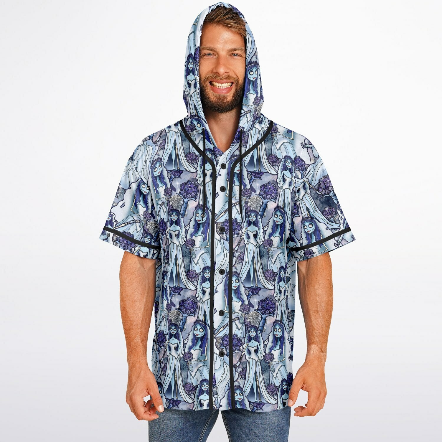 Emily - Hooded Baseball Jersey