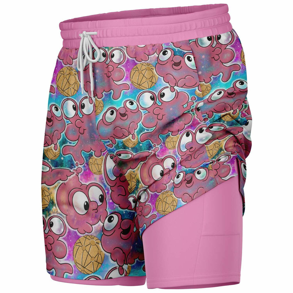Men's 2-in-1 Shorts - AOP