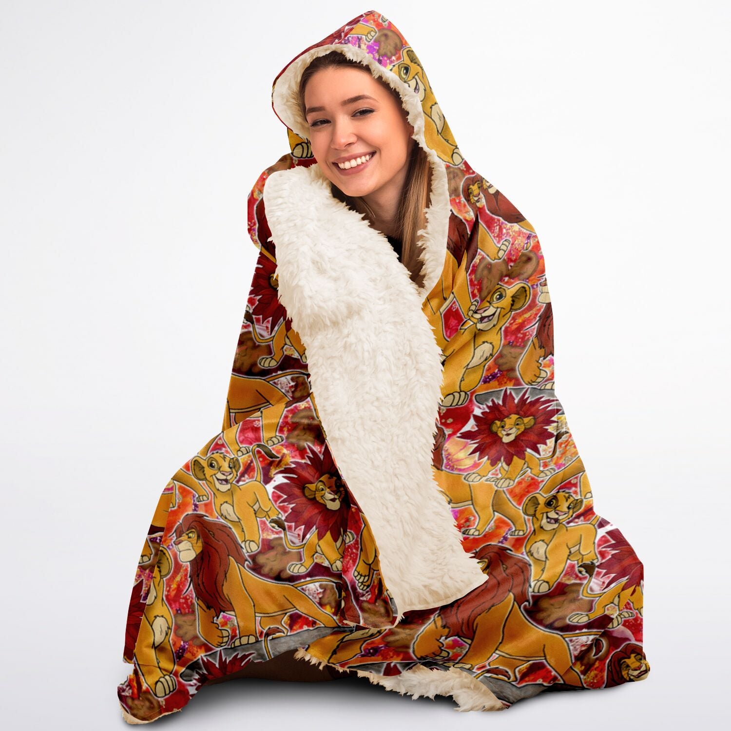 Simba - Hooded Blanket Sherpa
