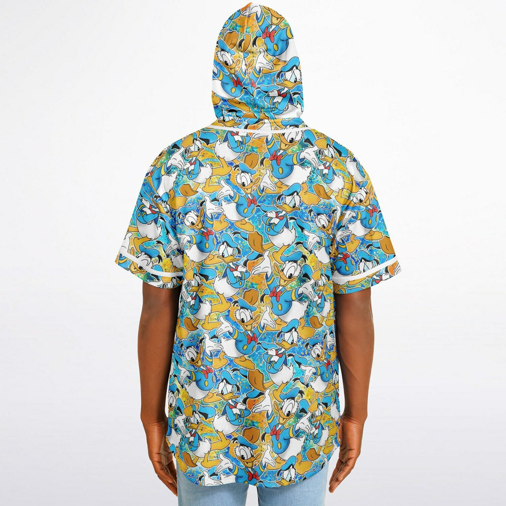 Donald Duck - Hooded Baseball Jersey