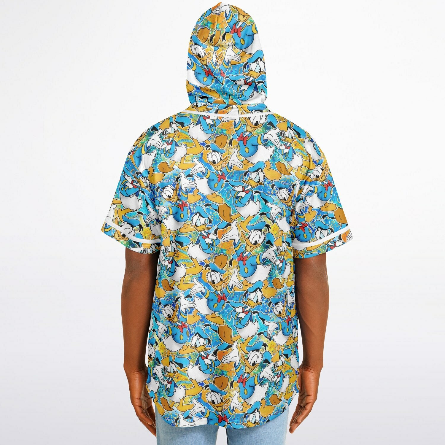 Donald Duck - Hooded Baseball Jersey