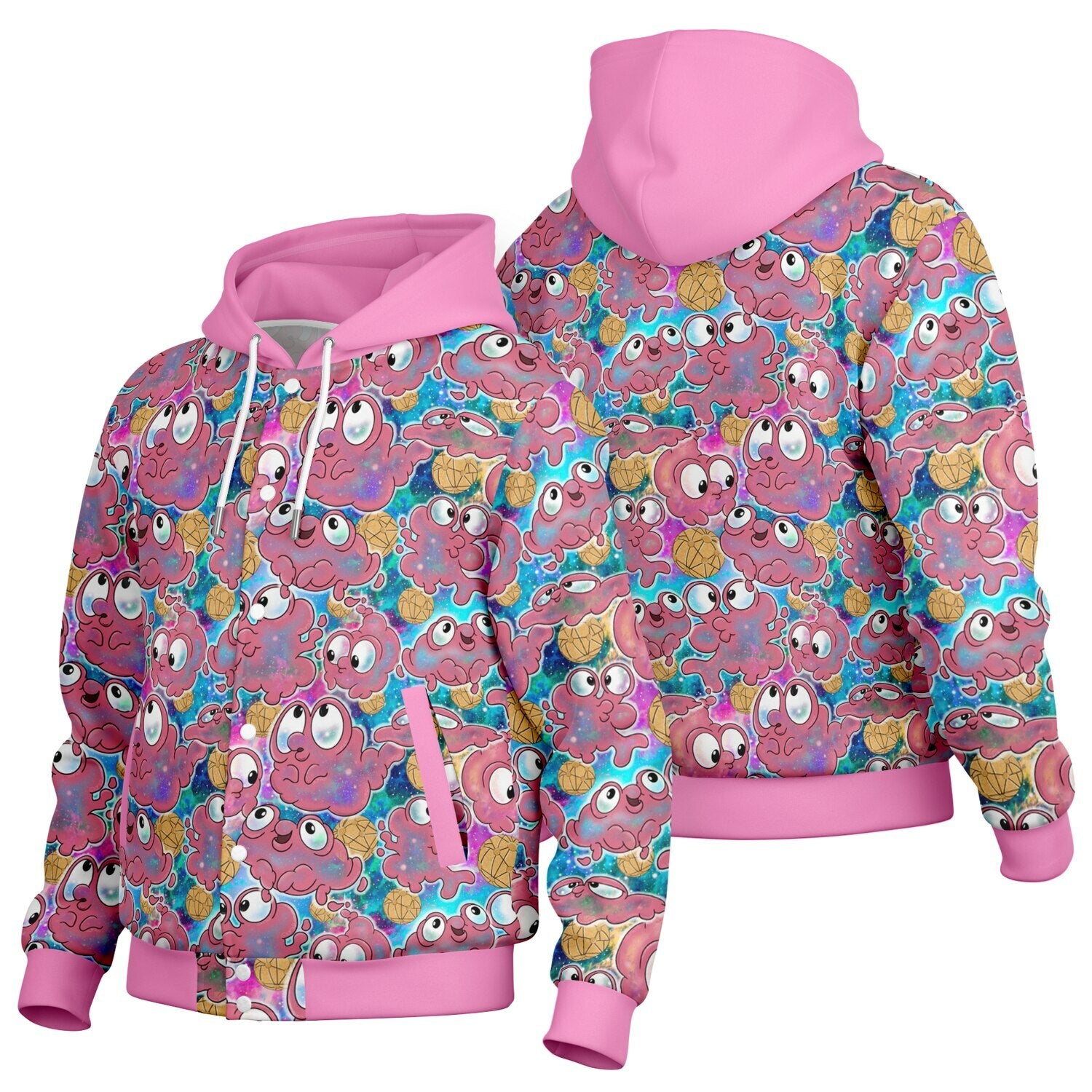 Morphie - Hooded Baseball Jacket