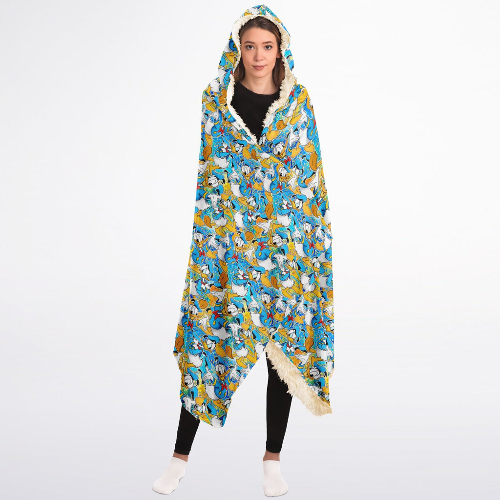 Donald Duck - Hooded Blanket Sherpa