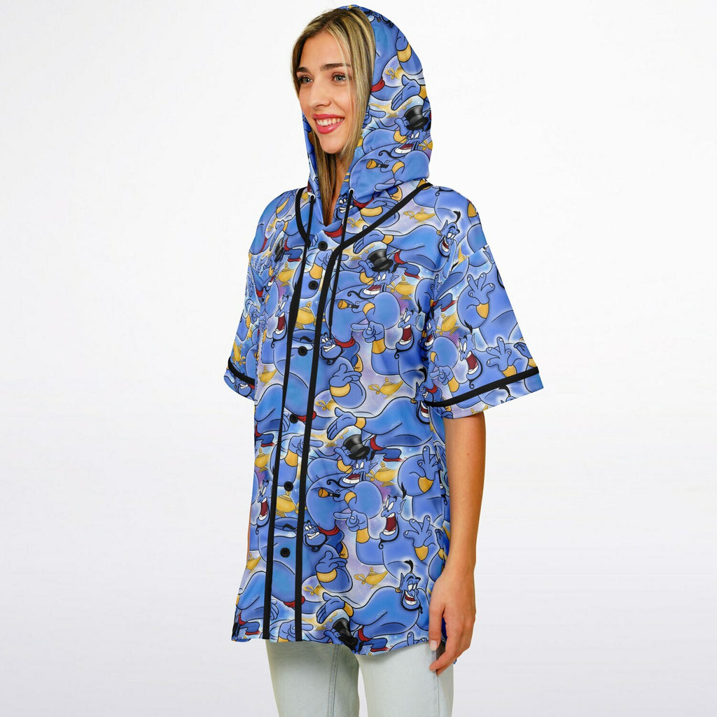 Genie - Hooded Baseball Jersey