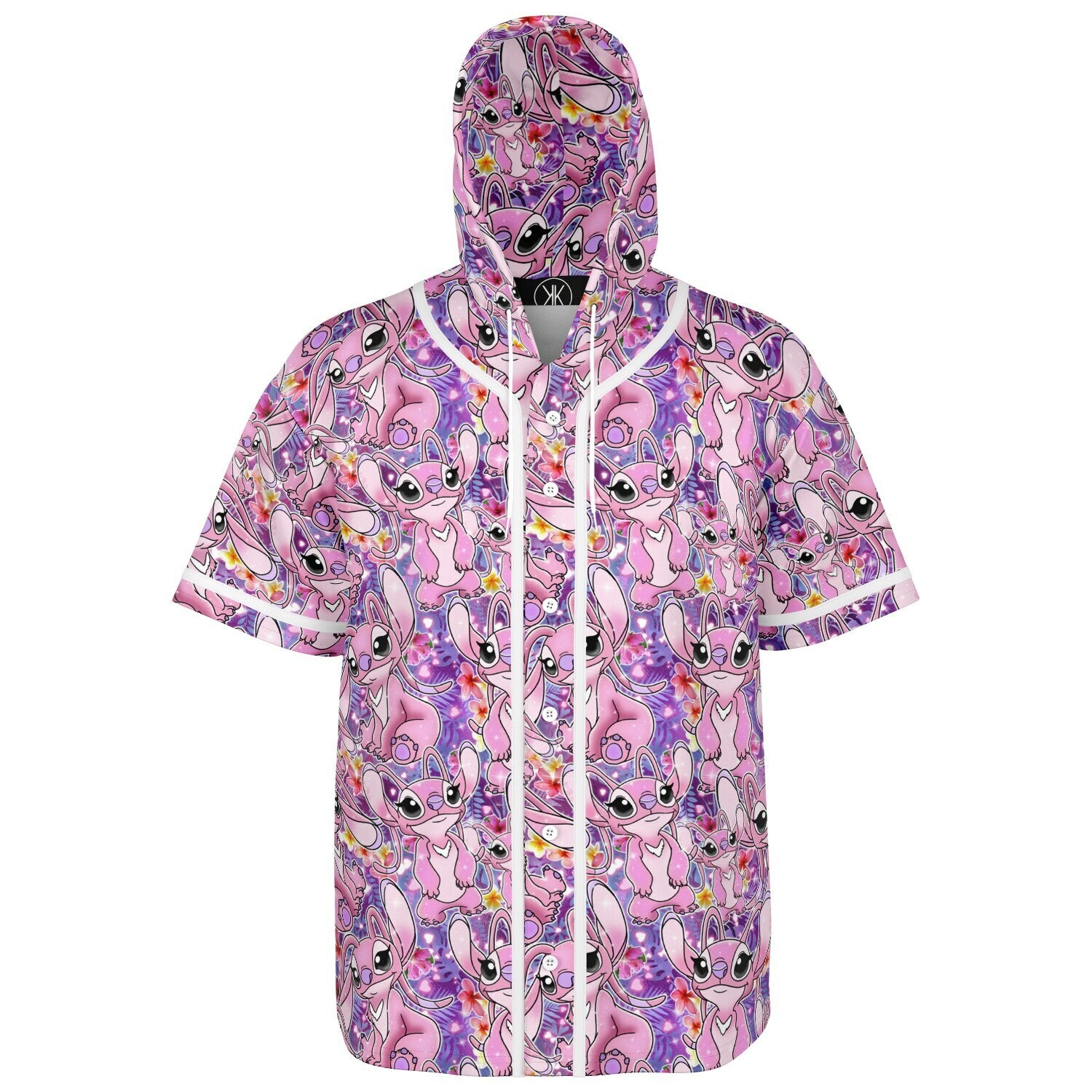 Angel - Hooded Baseball Jersey
