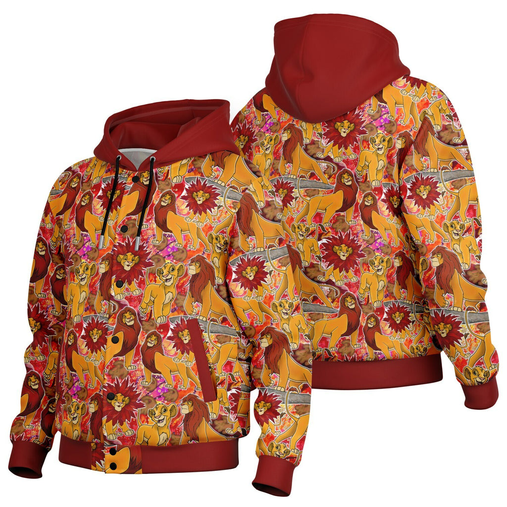 Simba - Hooded Baseball Jacket