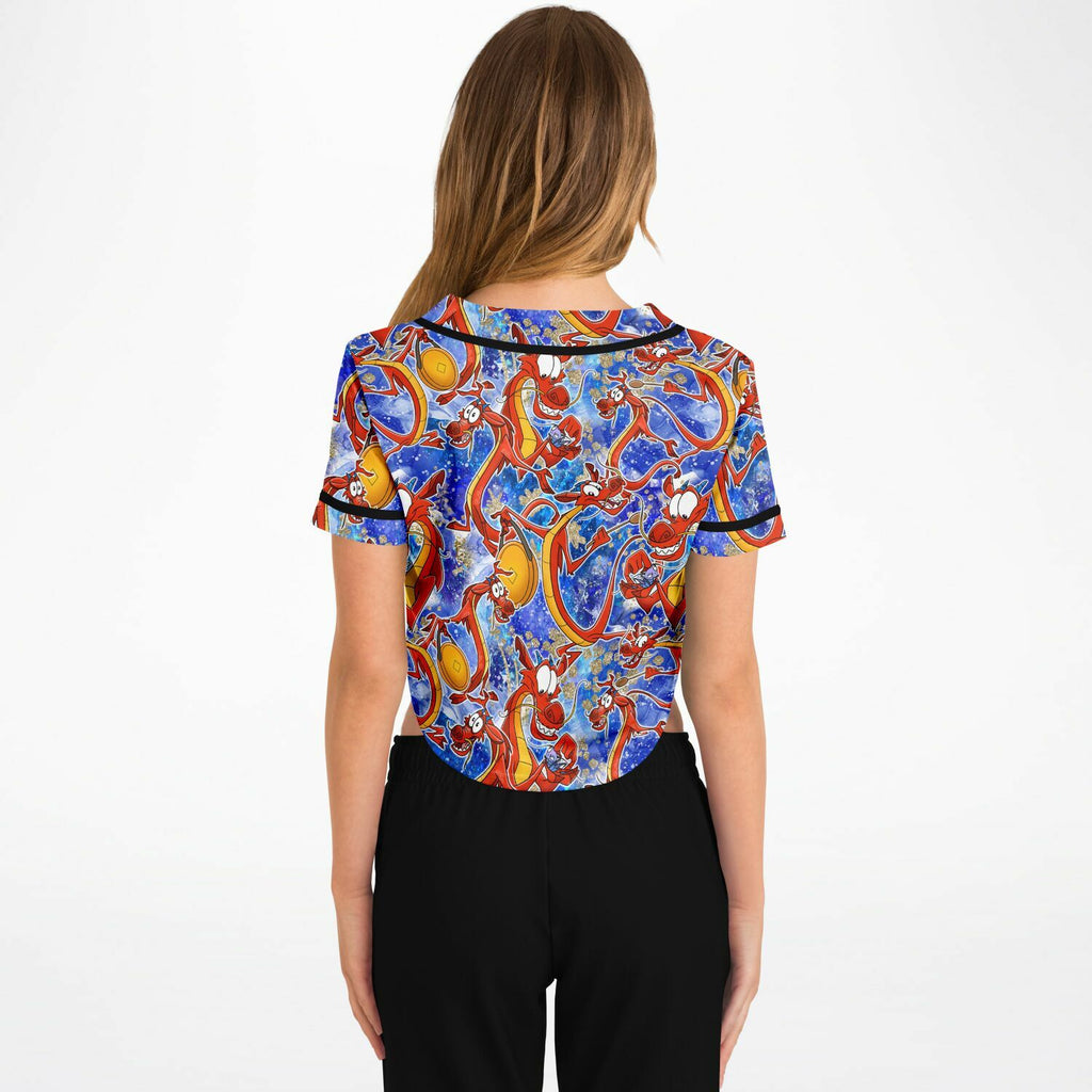 Mushu - Cropped Baseball Jersey