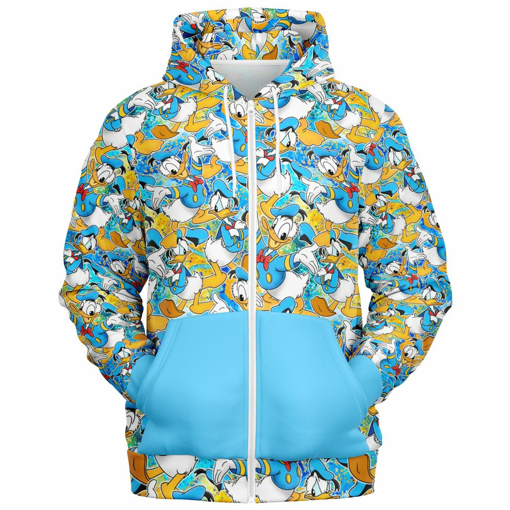 Donald Duck - Zip-Up Hoodie