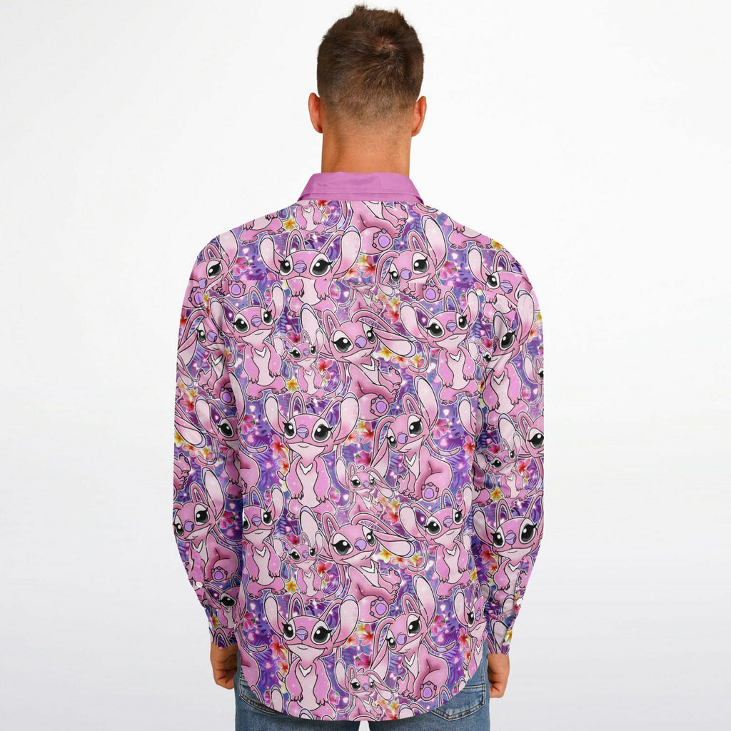 Angel - Long Sleeve Button Down Shirt