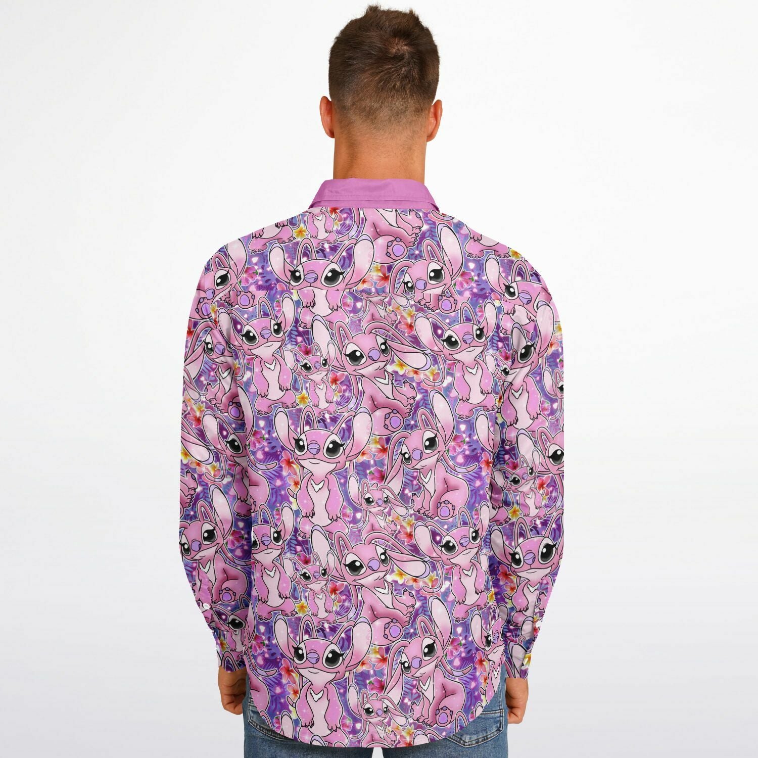 Angel - Long Sleeve Button Down Shirt