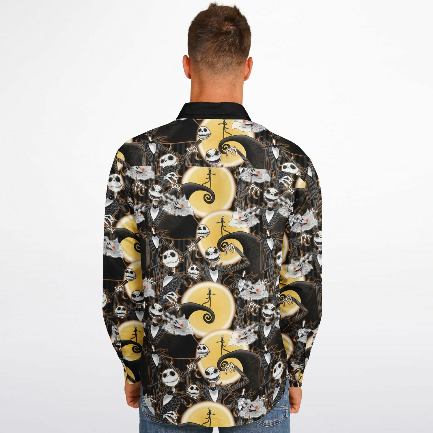 Jack Skellington - Long Sleeve Button Down Shirt