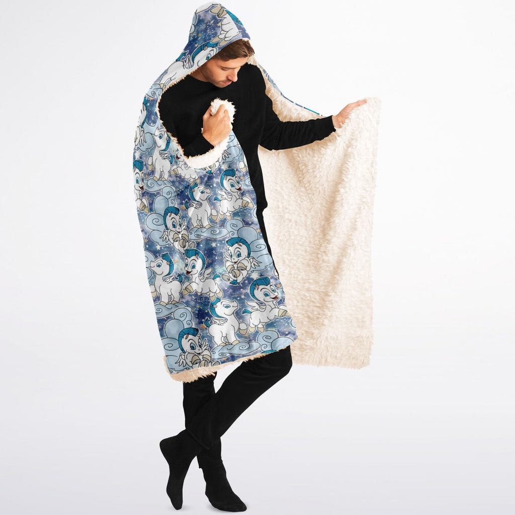 Baby Pegasus - Hooded Blanket Sherpa
