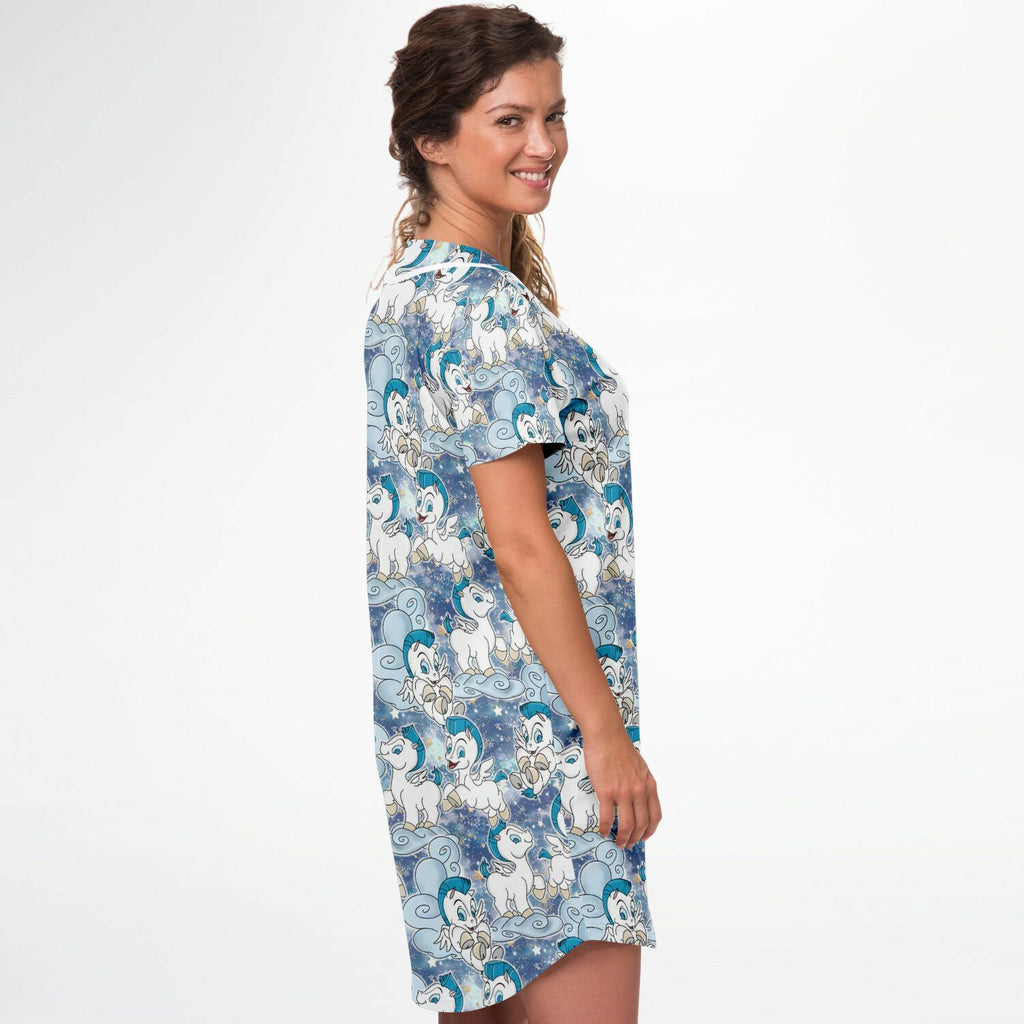 Baby Pegasus - Baseball Jersey Dress