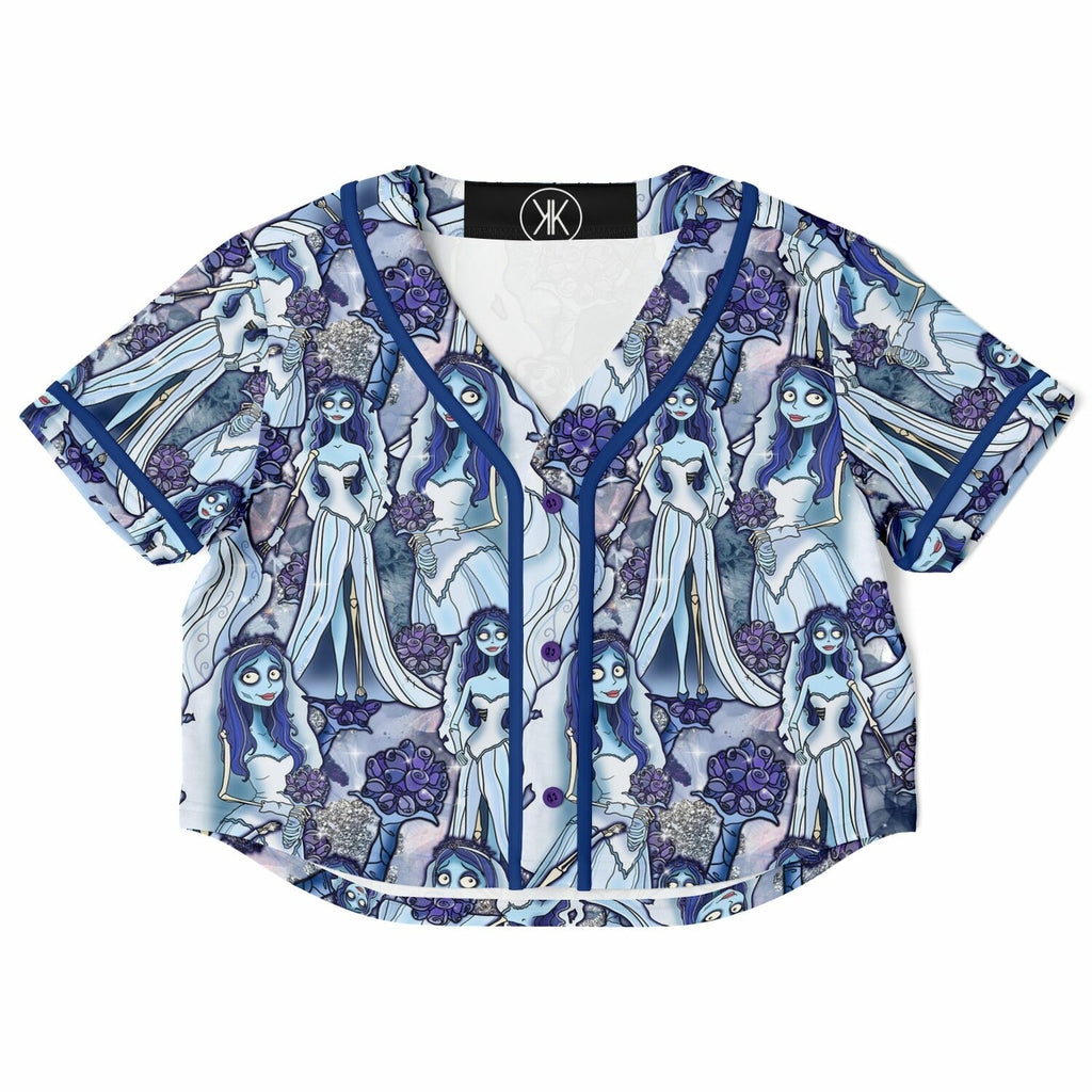 Emily - Cropped Baseball Jersey