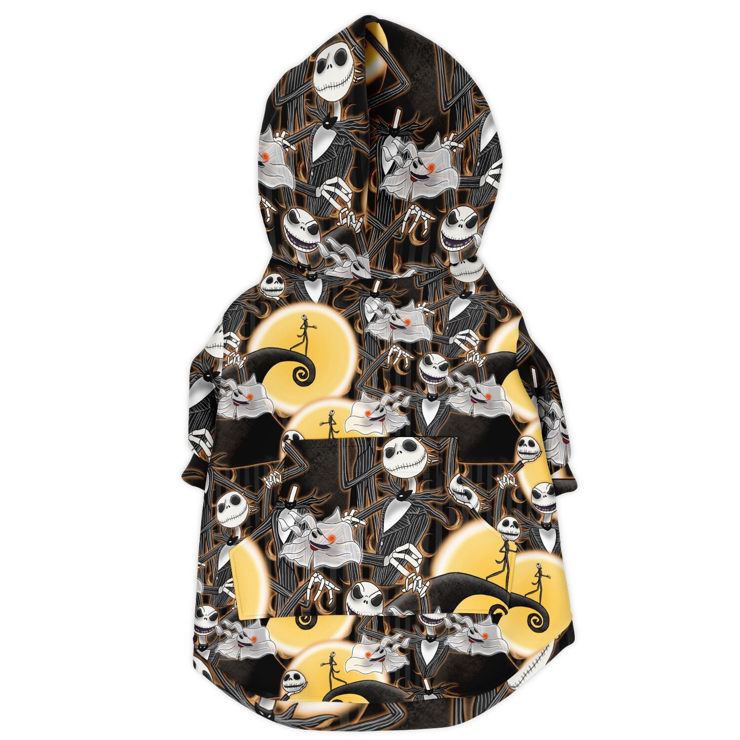 Jack Skellington - Dog Zip-Up Hoodie