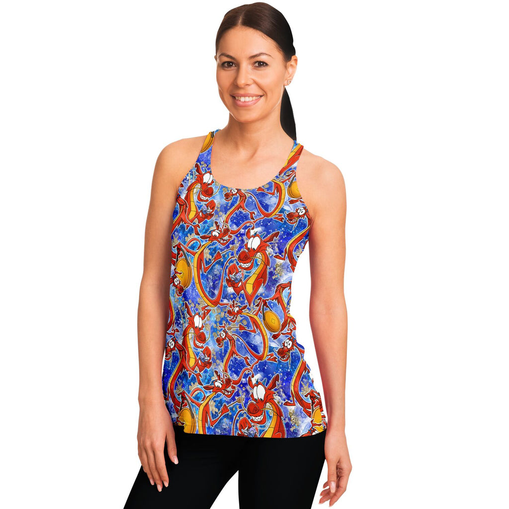 Mushu - Flowy Racerback Tank Top
