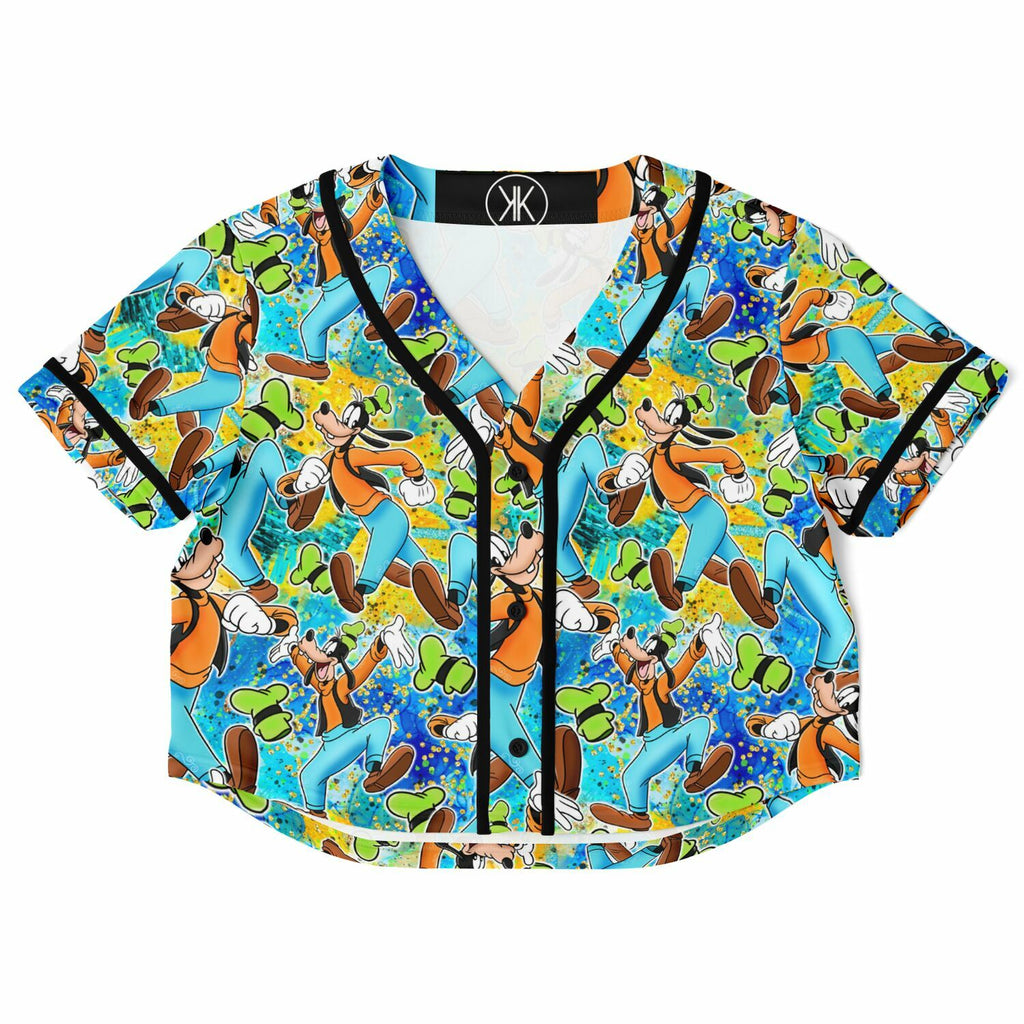Goofy - Cropped Baseball Jersey