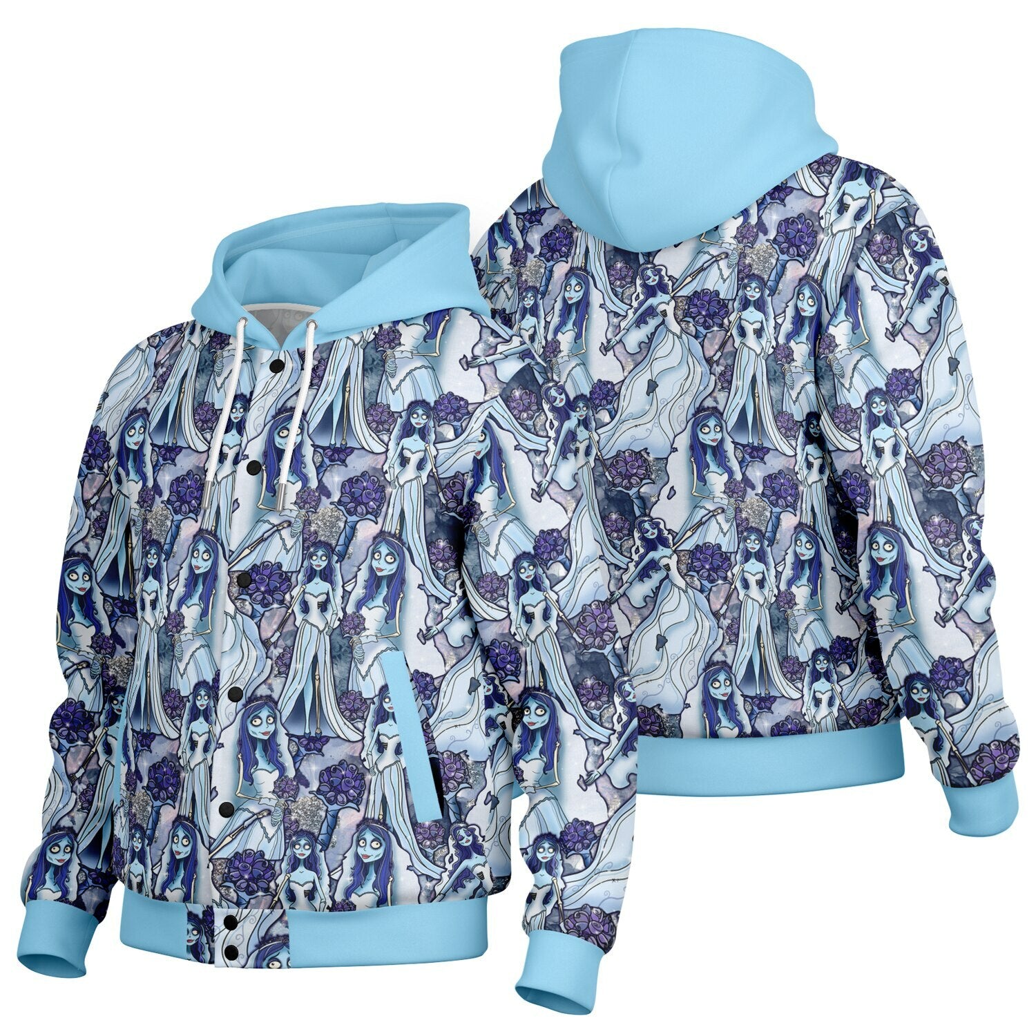 Emily - Hooded Baseball Jacket